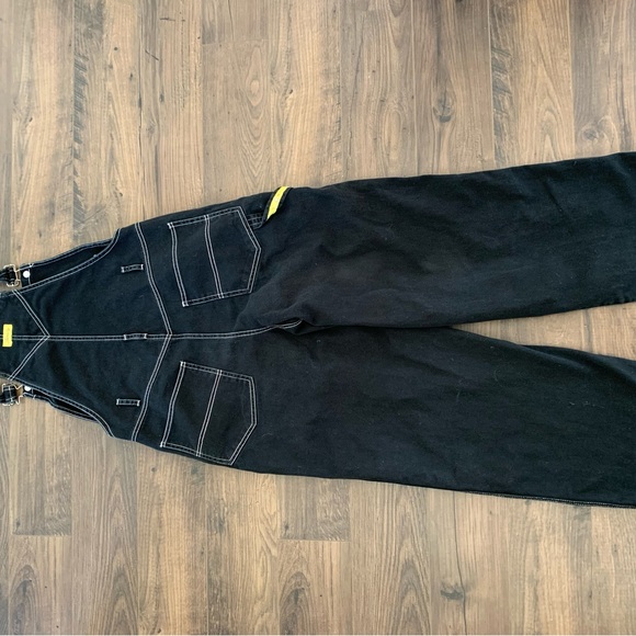 Looney Tunes Tweety Black Overalls Vintage 2000 Women’s Size Medium - Picture 5 of 6